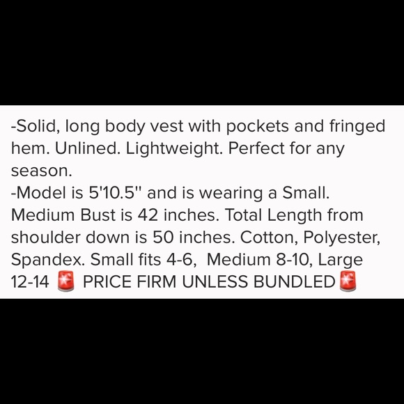 Burgundy Red Long Fringe Boho Vest Duster Last 1 ! - Picture 4 of 4